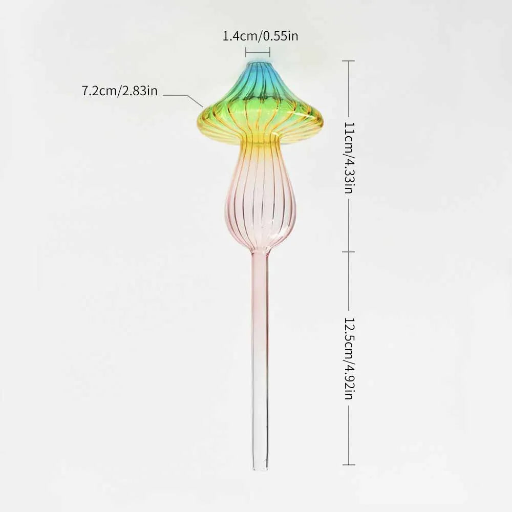 1/2 PCS Glass Automatic Watering Device Flower Plants Water Dripper Self Watering Spike Bulbs Shape Drip Irrigation System