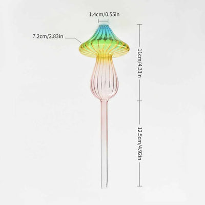 1/2 PCS Glass Automatic Watering Device Flower Plants Water Dripper Self Watering Spike Bulbs Shape Drip Irrigation System