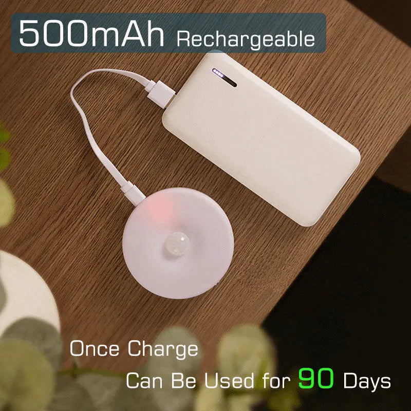 USB Rechargeable Motion Sensor LED Night Light - Smarsty