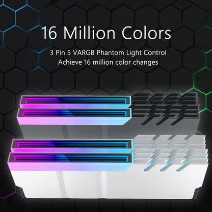 Memory Module Heatsink DDR4 DDR5 Ram Cooling Heat Sink 5V 3PIN ARGB AURA Sync Aluminum Alloy Heat-resistance for Computer