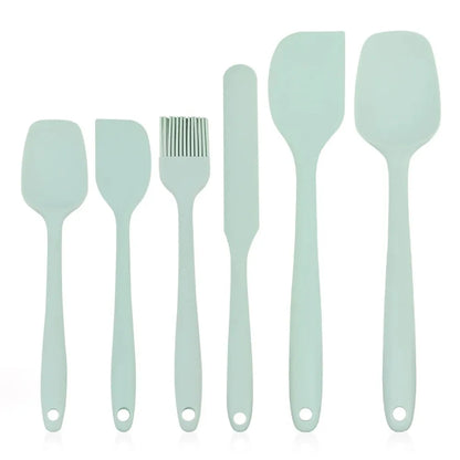Heat Resistant Silicone Spatula Set for Baking - Smarsty