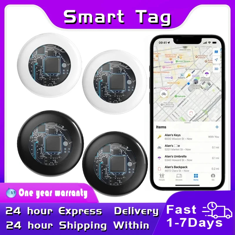 Timethinker Bluetooth GPS Tag Tracker for Pets and Kids - Smarsty