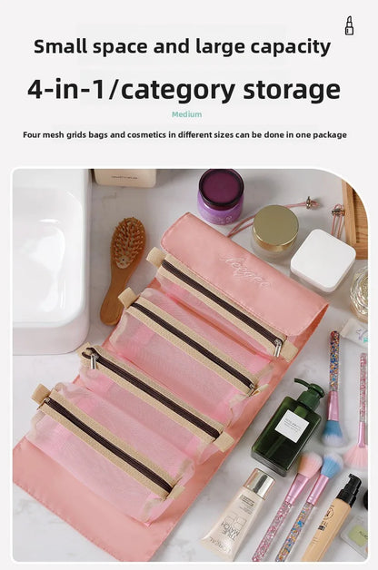 Transparent Cosmetic Bag Travel Organizer For On The Go - Smarsty
