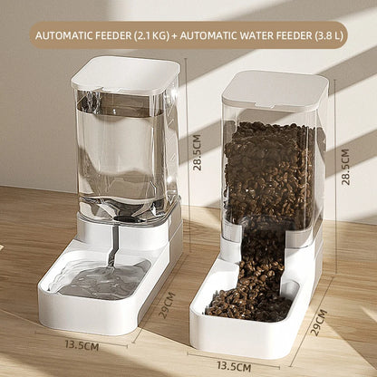 Automatic Pet Feeder and Water Bowl for Dogs and Cats - Smarsty