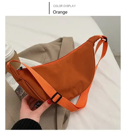 Women Backpack PU Leather Crossbody Bag With Zipper - Smarsty