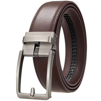 Luxury Genuine Leather Click Belt for Men Automatic Buckle - Smarsty
