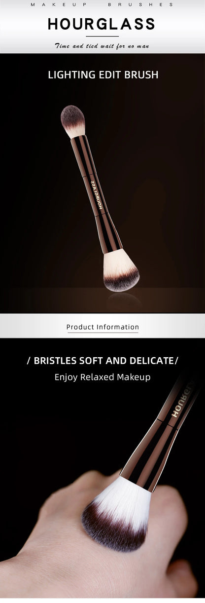Hourglass No 17 Double Head Makeup Brush for Highlighting - Smarsty