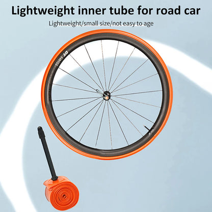 Road Bicycle TPU Tire Mini Portable French Valve Inner Tube 700C 45/65/85mm Length Valve Lightweight Bicycle Accessories