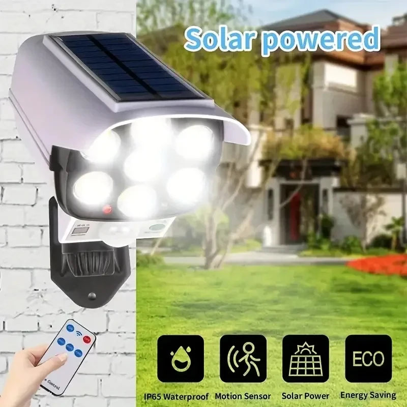 Waterproof Solar LED Wall Light with Remote Control - Smarsty
