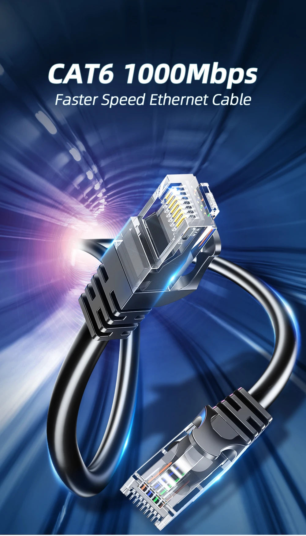 Essager Cat6 Ethernet Cable for High Speed Networking - Smarsty