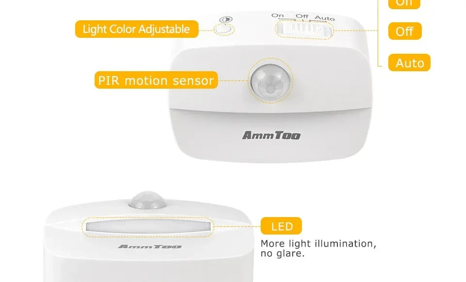 LED Motion Sensor Night Light for Kids Bedrooms - Smarsty
