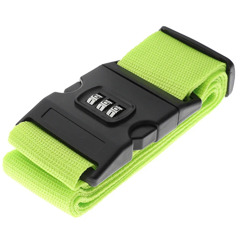 Luggage Strap Anti-theft Luggage Buckle  Password Adjustable Bundling Packing Baggage Belt Suitcase Trunk Belts Bag Accessories