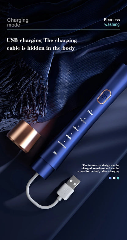 Sonic Electric Toothbrush with Type-C Charging and 5 Gear Modes - Smarsty