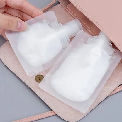 Travel Size Leak Proof Squeeze Pouches for Cosmetics - Smarsty