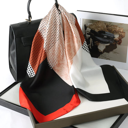 Luxury Silk Satin Scarf for Women with Sun Protection - Smarsty
