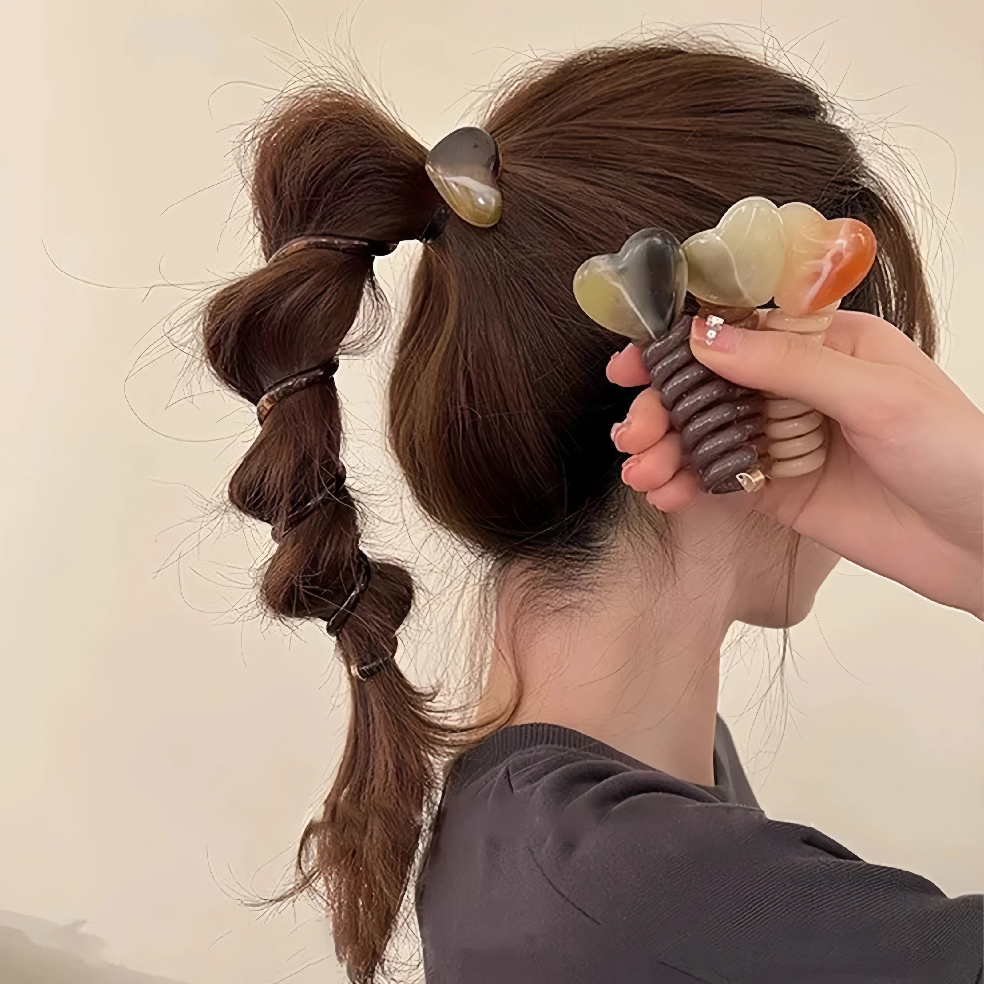 Elastic Hair Bands High Quality Non Slip Ponytail Loop - Smarsty