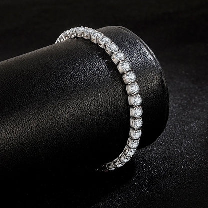 S925 Sterling Silver Tennis Ball Bracelet for Women - Smarsty