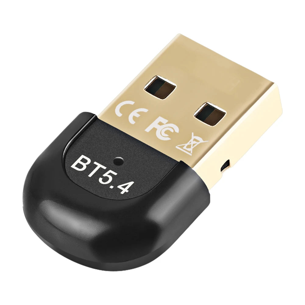 Bluetooth Adapter for PC USB Bluetooth 5.4 Dongle Bluetooth Receiver for Speaker Wireless Mouse Keyboard Music Audio Transmitter