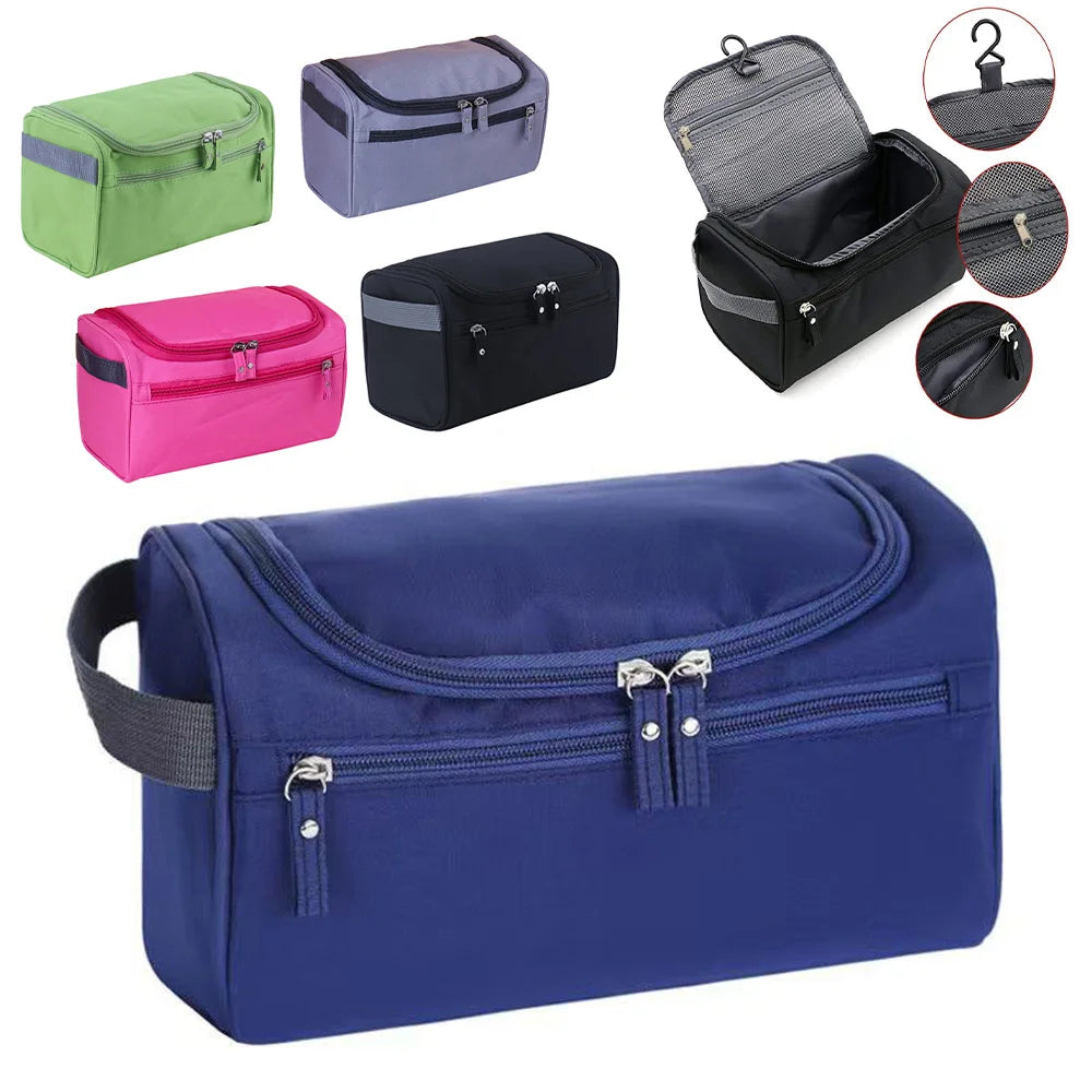 Travel Toiletry Bag With Hook Nylon Organizer For Men - Smarsty