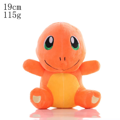 Cute Pikachu Plush Toy Pokemon Charmander Squirtle Bulbasaur Stuffed Doll Eevee Scorbunny Gengar Snorlax Christmas Gifts