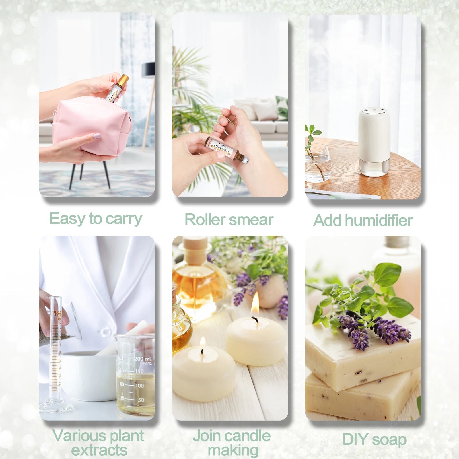 EUQEE Long Lasting Fragrance Oil Roll-On 10ml - Smarsty