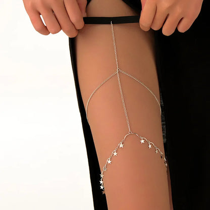 Bohemian Double Layer Metal Leg Chain for Women - Smarsty
