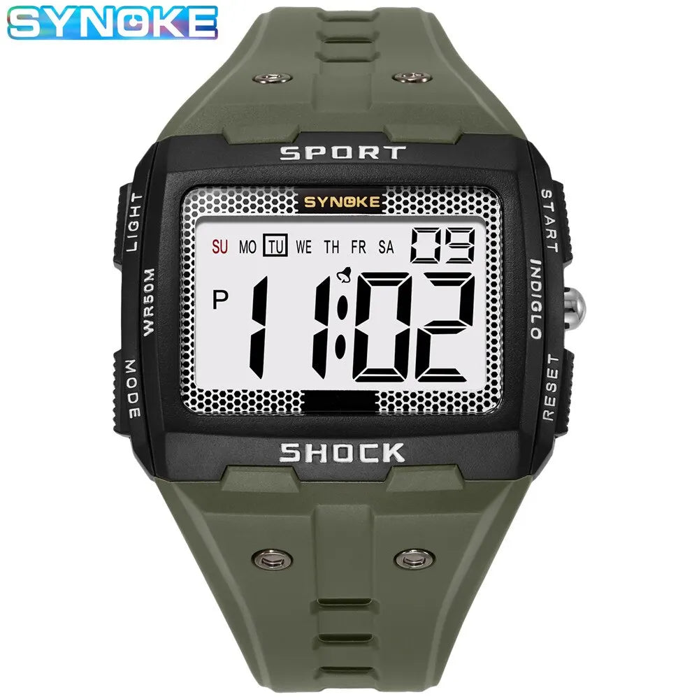 SYNOKE Waterproof Sports Watch with Night Glow Feature - Smarsty