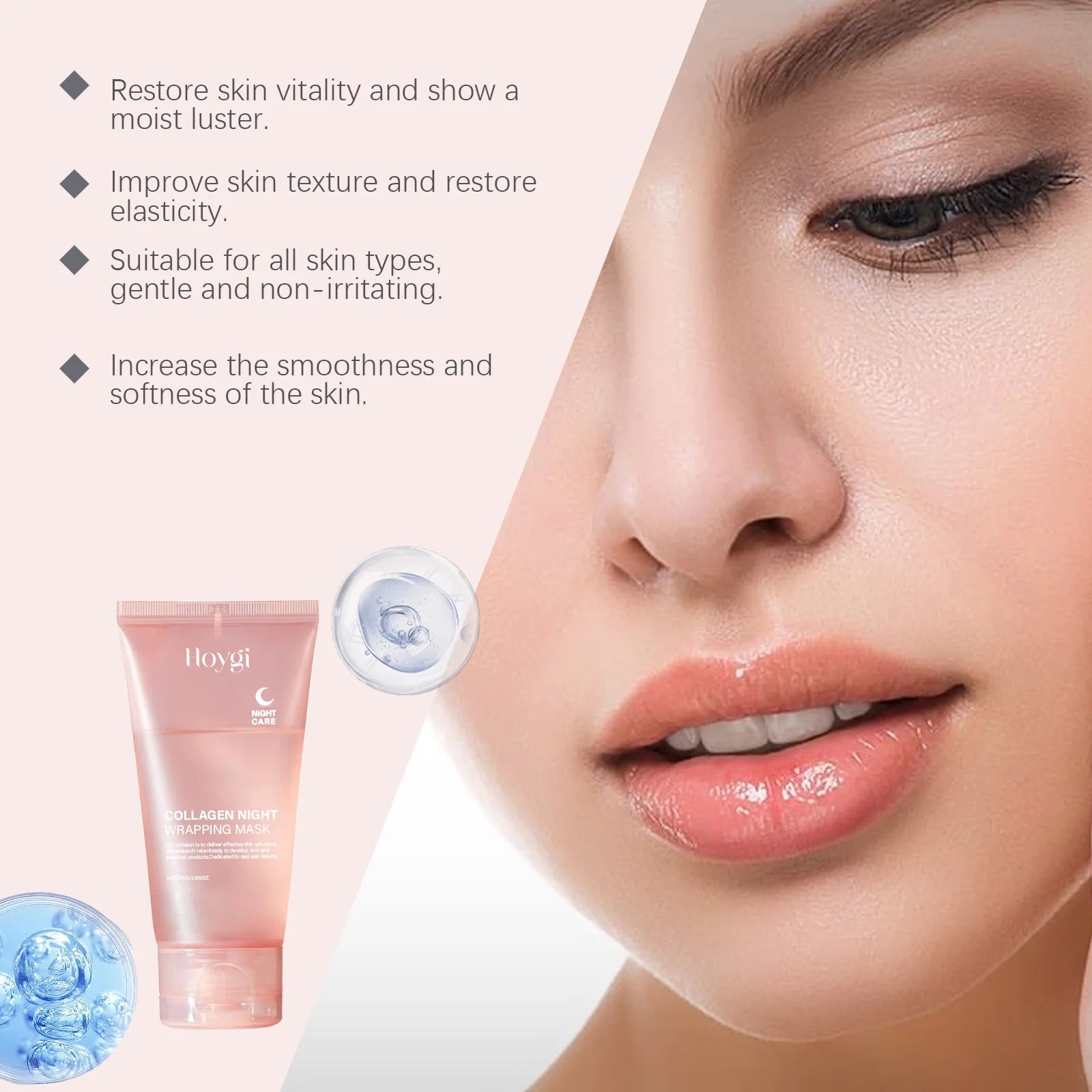 Collagen Peel-Off Mask for Deep Hydration and Firming - Smarsty