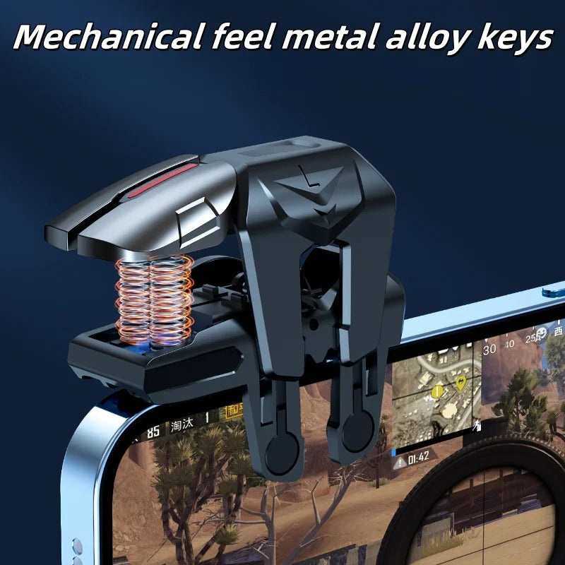 Ergonomic Mobile Game Trigger with Retractable Design - Smarsty