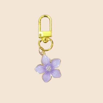 White Pear Blossom Keychain Cute Accessories Keychain Couple Matching  Keyrings Pendant Wholesale Items For Boutique