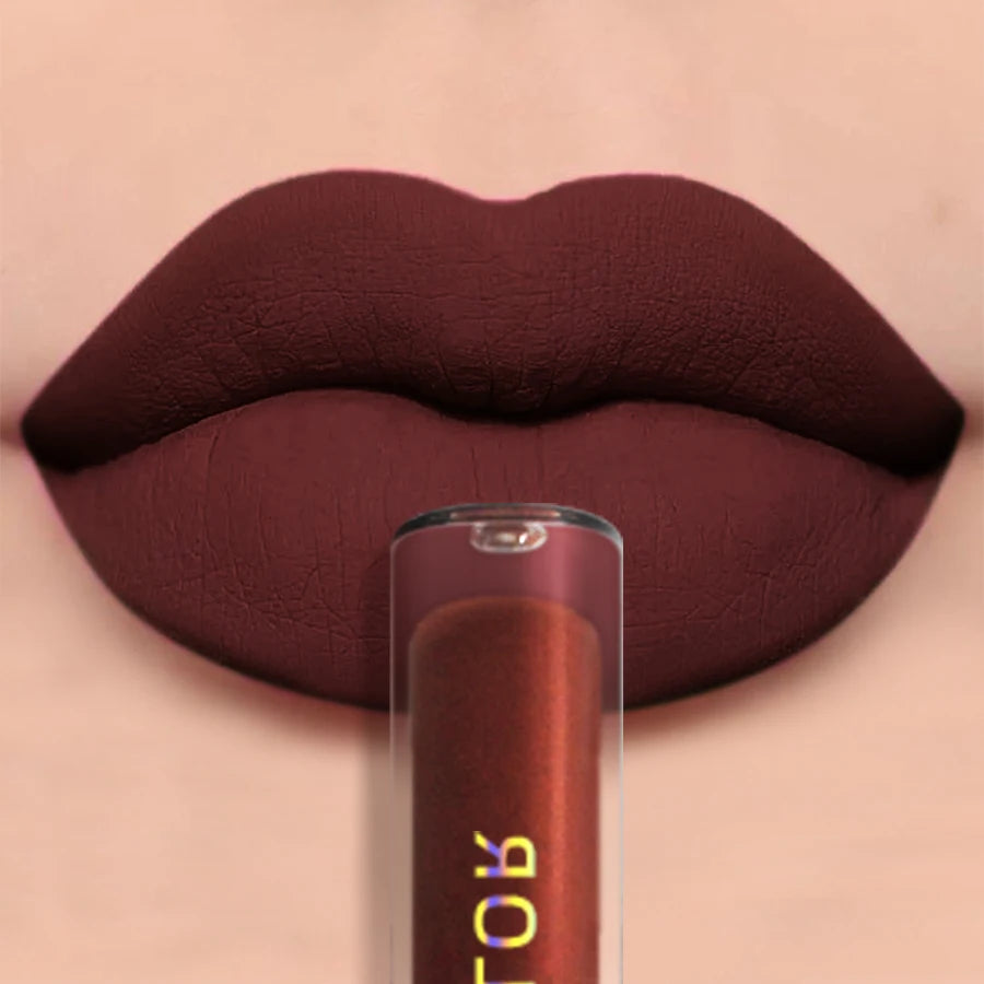 Matte Velvet Waterproof Lip Gloss With Hydrating Formula - Smarsty