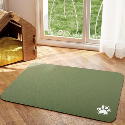Absorbent Pet Feeding Mat for Easy Clean Up - Smarsty