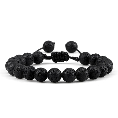 Adjustable 8mm Tiger Eye Beads Bracelet for Yoga Healing - Smarsty