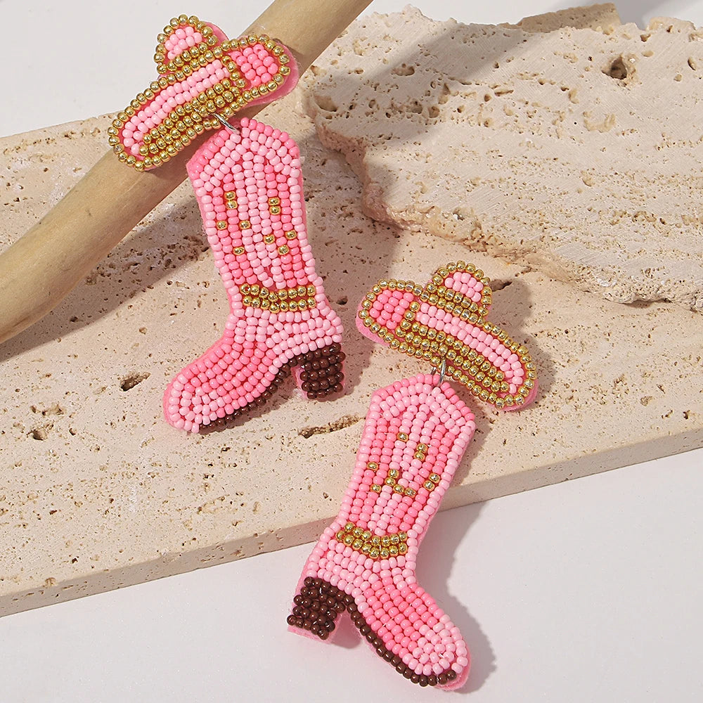 Handmade Bohemian Starfish Drop Earrings for Women - Smarsty