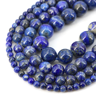Natural Stone Beads Blue Tiger Eye Crystal Amethyst Rose Quartz Gemstone Bead for Jewelry Making Bracelet Necklace 4/6/8/10MM - Smarsty