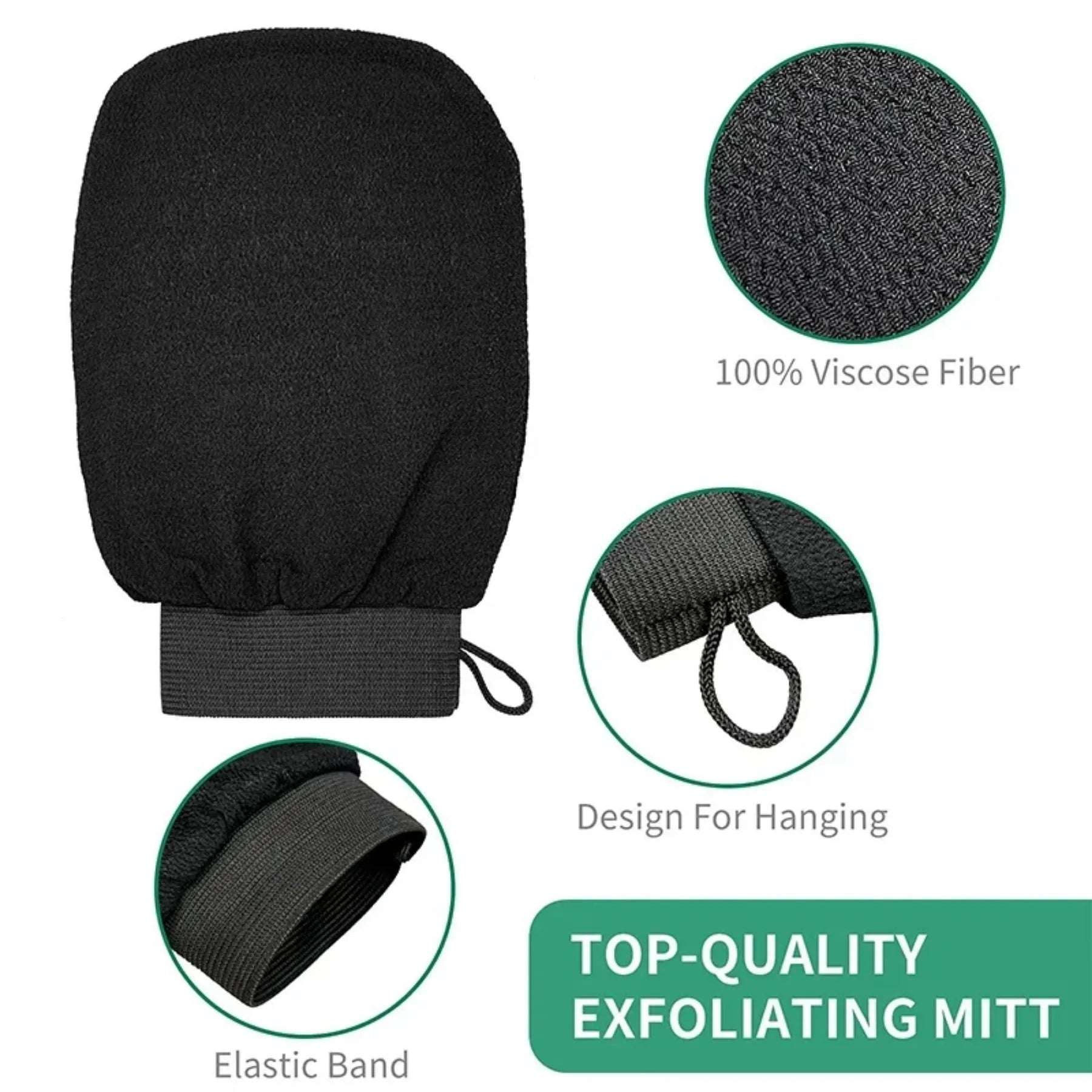 Exfoliating Bath Scrub Gloves for Smooth Skin - Smarsty