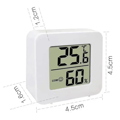 1/2/3/4/6PCS Mini LCD Digital Thermometer Hygrometer Indoor Room Temperature Humidity Meter Sensor Gauge Weather Station Set