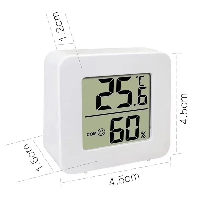 1/2/3/4/6PCS Mini LCD Digital Thermometer Hygrometer Indoor Room Temperature Humidity Meter Sensor Gauge Weather Station Set