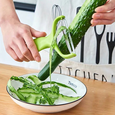 Peeler Vegetables Fruit Stainless Steel Cabbage Graters Salad Potato Slicer Kitchen Accessories Cooking Tools Wide Mouth by Smarsty