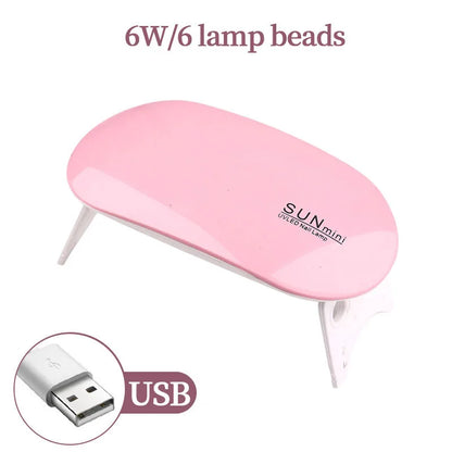 Portable UV Nail Dryer Lamp for Quick Gel Polish Drying - Smarsty