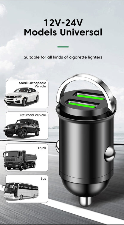 Dual USB Car Charger Quick Charge 200W Fast Charging - Smarsty
