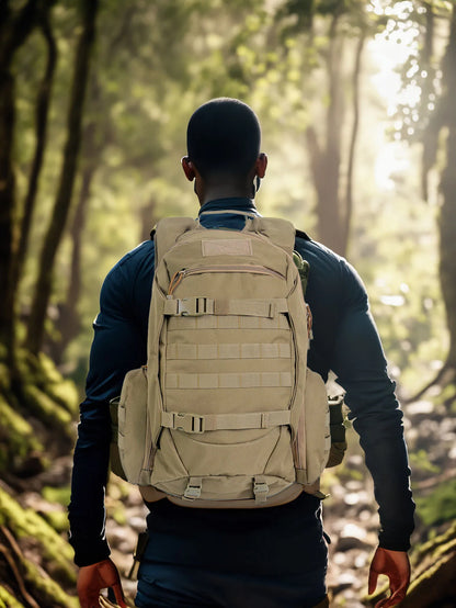 45L Waterproof Fishing Hunting Backpack Outdoor Rucksacks Tactical Sports Camping Hiking Trekking Bags - Smarsty