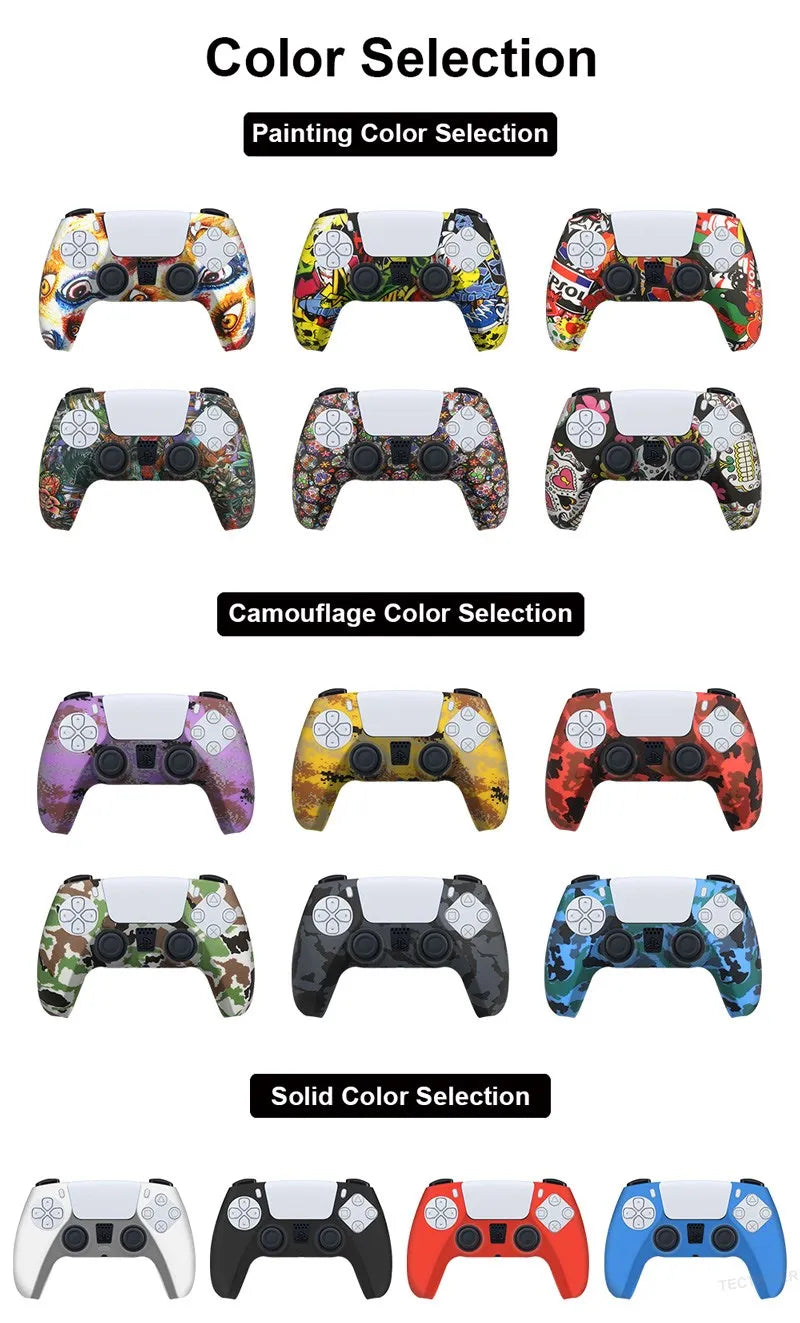 Silicone Protective Cover for PS5 Controller Grips - Smarsty