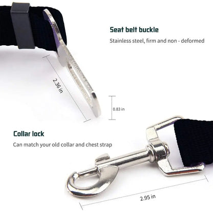 Adjustable Dog Car Seat Belt for Safety and Comfort - Smarsty