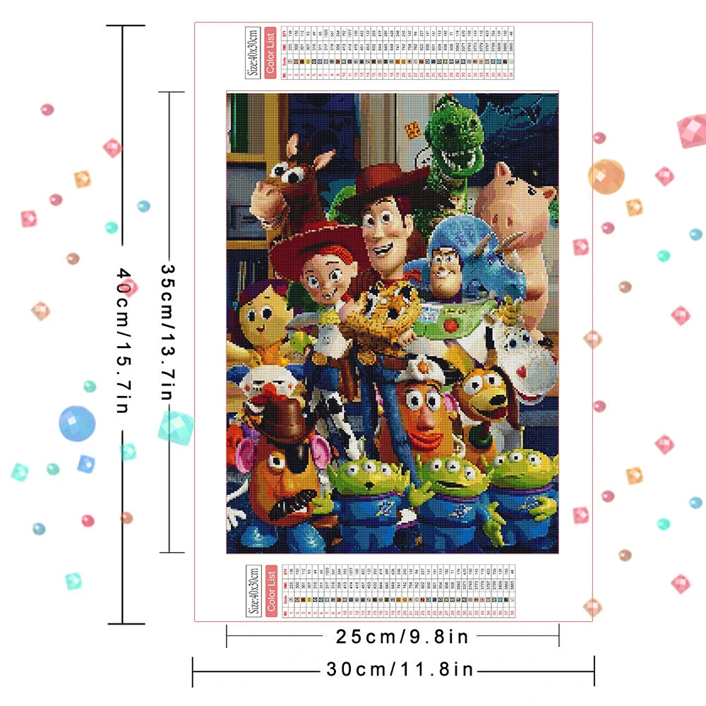 Disney Toy Story Diamond Embroidery Home Decor Gift - Smarsty