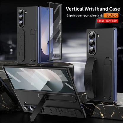 Premium Galaxy Z Fold Hand Strap Case With Folding Stand - Smarsty