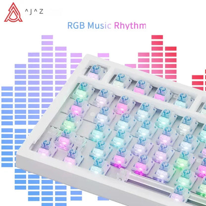 Gaming Mechanical Keyboard 82 Key 75 Percent Dual Mode
