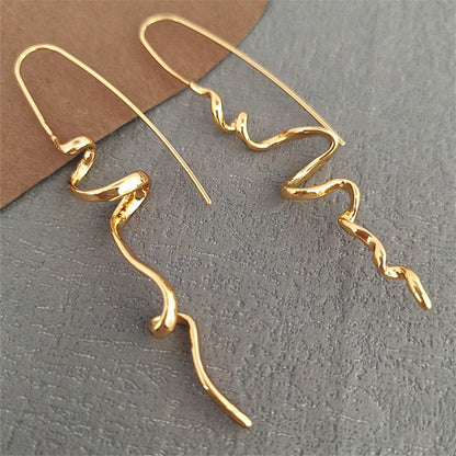 Abstract 3D Stud Earrings Retro Statement Fashionable - Smarsty