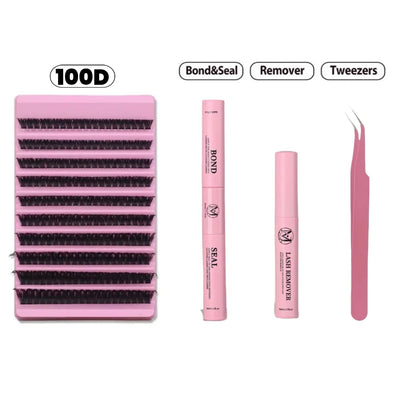 MIAOJIE DIY Eyelash Set with 200 Individual Lashes - Smarsty