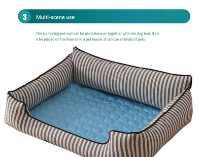 Extra Large Dog Cooling Mat for Summer Comfort - Smarsty